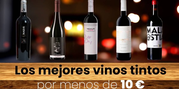 Los mejores vinos tintos por menos de 10 euros